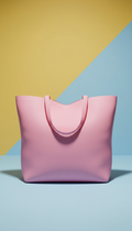 Canvas tote with zip closure