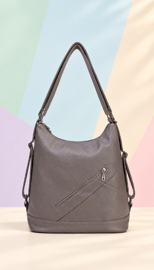 Women's Mauve Taupe Everyday Hobo Shoulder Bag